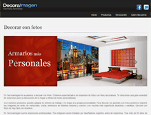 Tablet Screenshot of decoraimagen.com